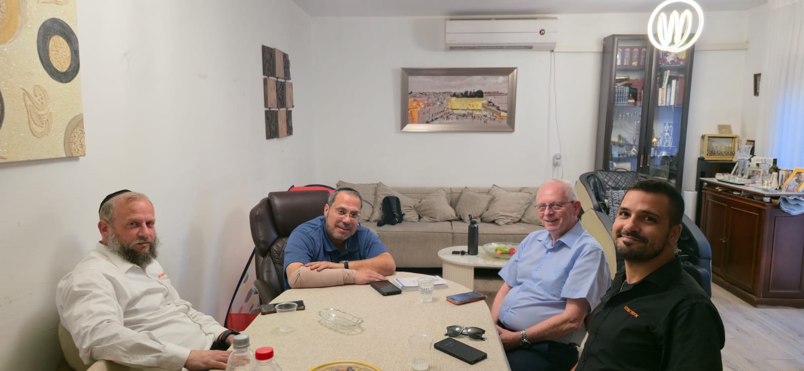 ביקור אצל אוריאל בלמס מנהל יחידת חוסן וראש סניף ירושלים נוף